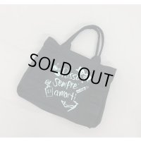 オリジナルイラストトートバッグ《黒》[Toilette（トワレ）]