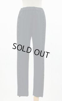 裏起毛レギパン、サイドフリル《黒》[Toilette（トワレ）]