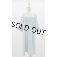 長袖バージョン、パフ＆パールワンピース《ミント》[Toilette（トワレ）]