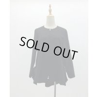 サイドビッグリボン＆バックフレアジャケット《黒》[Toilette（トワレ）]