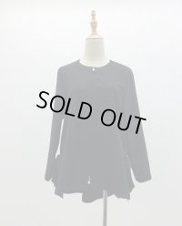 サイドビッグリボン＆バックフレアジャケット《黒》[Toilette（トワレ）]