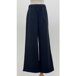 画像1: ☆楽ちんワイドパンツ☆《黒》[Toilette（トワレ）] 