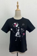 画像: ☆miyuki.ohashi×ｔoilette　半袖Ｔシャツ《黒》Toilette（トワレ）]