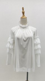 画像: ☆お袖段々チュールインナー☆《オフ》[Toilette（トワレ）] 