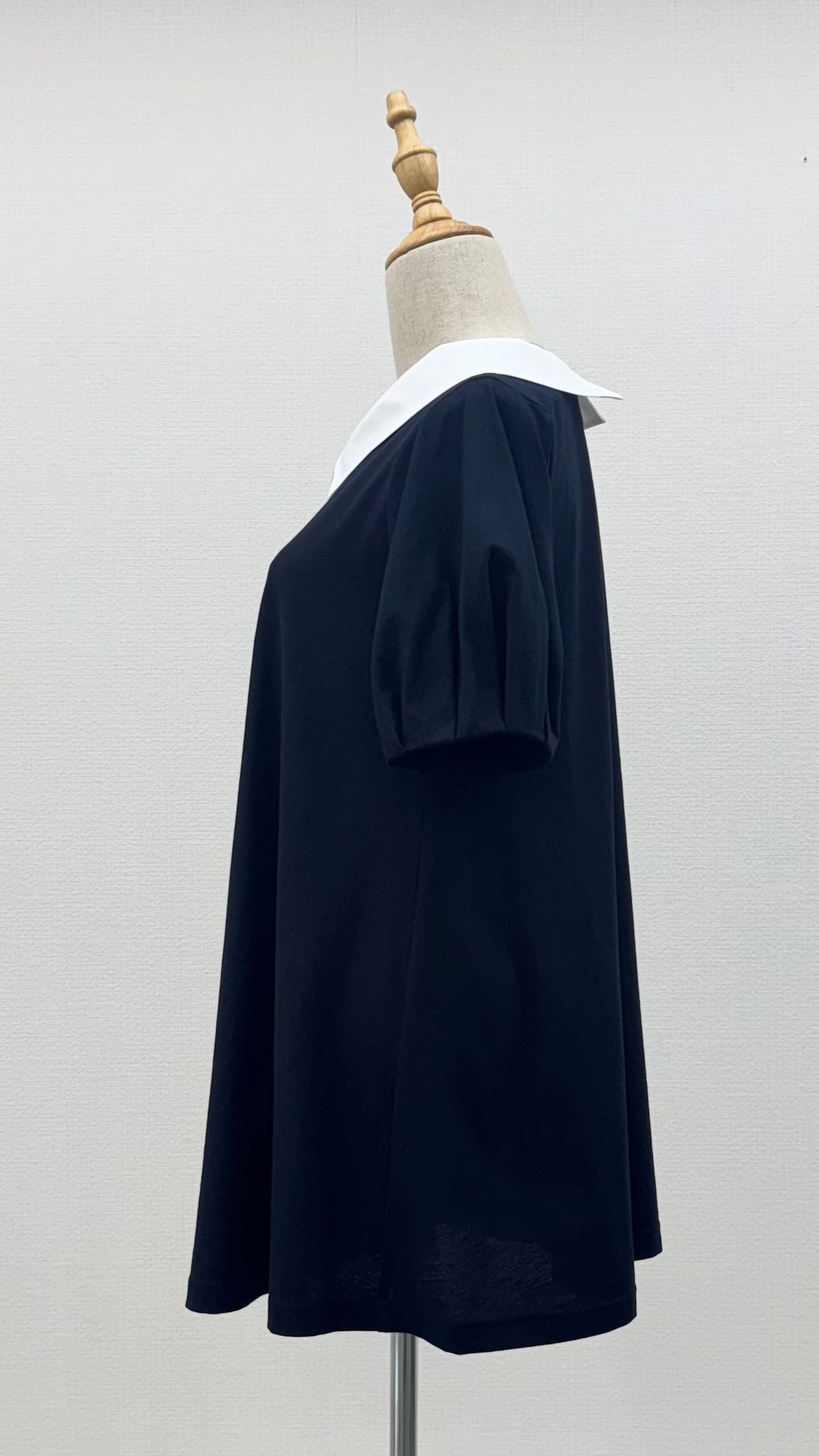 画像: 白襟チュニック《紺》[Toilette（トワレ）] 